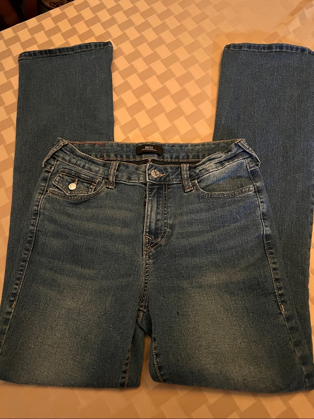 True Religion Women’s Becca Mid-Rise Bootcut 29 32 - Picture 4 of 6